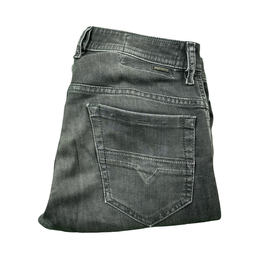 Diesel Thommer Slim Skinny Stretch Jeans Mens 30x28 Washed Black 0687J